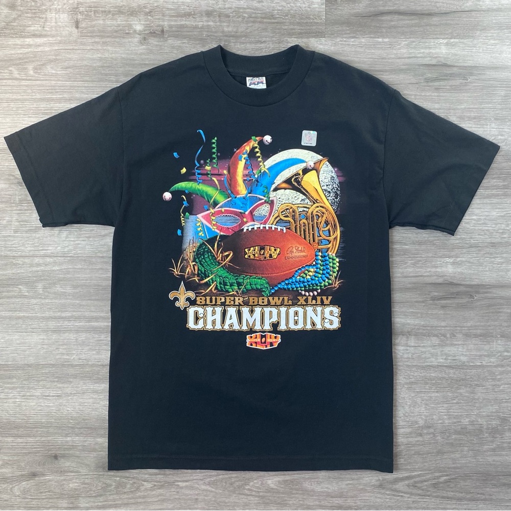 New Super Bowl XLIV New Orleans Saints T-Shirt Medium